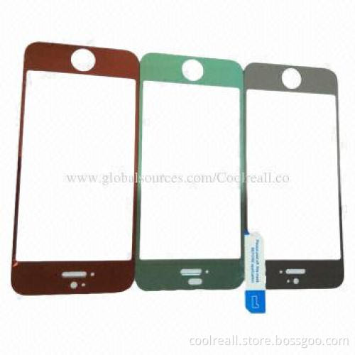 Rounded 9H 0.33mm Tempered-glass Screen Protectors for iPhone 5/5S/5C, Colorful
